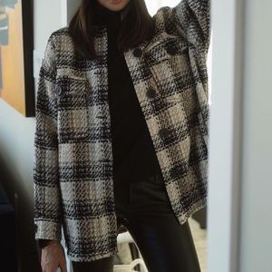 Zara texturized shacket